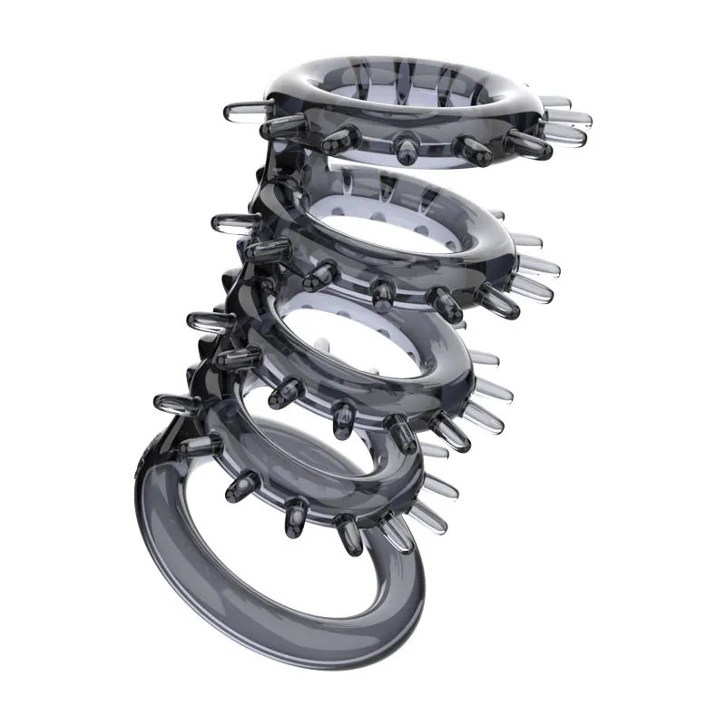 Penis Masturbator Reusable Penis Extender Sleeve Condoms Delay Enlargement Erotic Sex Toys For Men Couples Cock Rings Chastity Cage No Vibrators