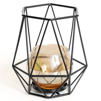 Glass Candlestick Holder 1