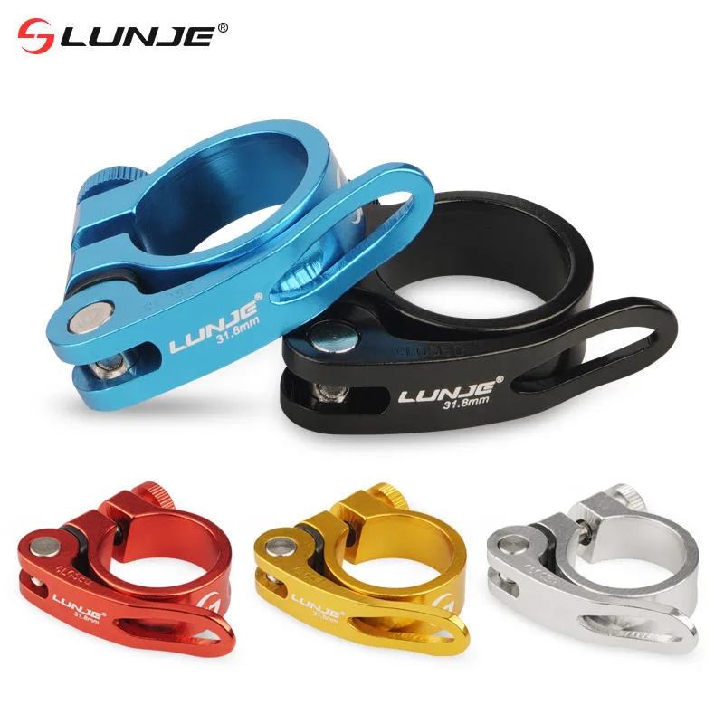 MTB Road Bike Seat Post Clamp Ultralight Aluminum Alloy 28.6 31.8 34.9mm