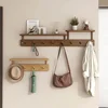 Wall Mounted Coat Racks Entrance Hall Clothes Storage Rack Stand Interior Hallway Clothing Organizer Hanger with Storage Shelf 1