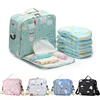 Maternity Bag Baby Diaper Bags for Disposable Reusable Fashion Prints Wet Diaper Bag Double Handle Wetbags Backpack Diaper Bag 1