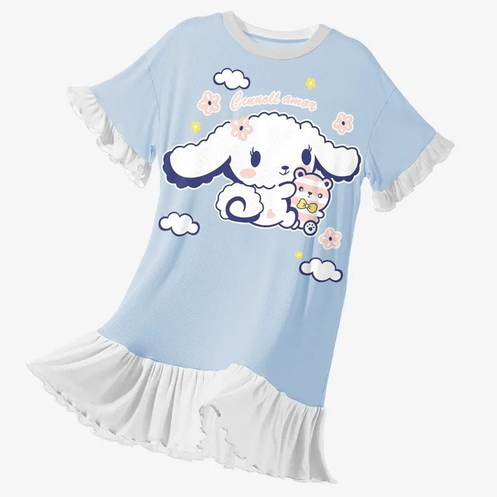 Southeast Asian children's pajamas, girls' pajamas, thin summer girls' mother daughter summer new home clothing