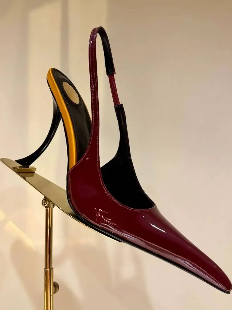 Women's High-Heeled Sandals - Close-up Detail