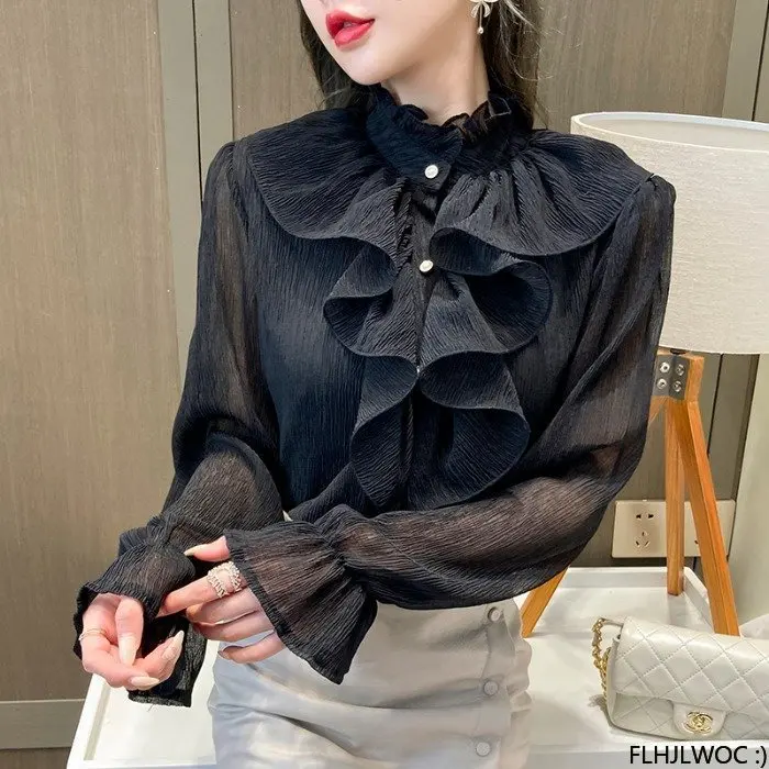 ruffled shirts blouses