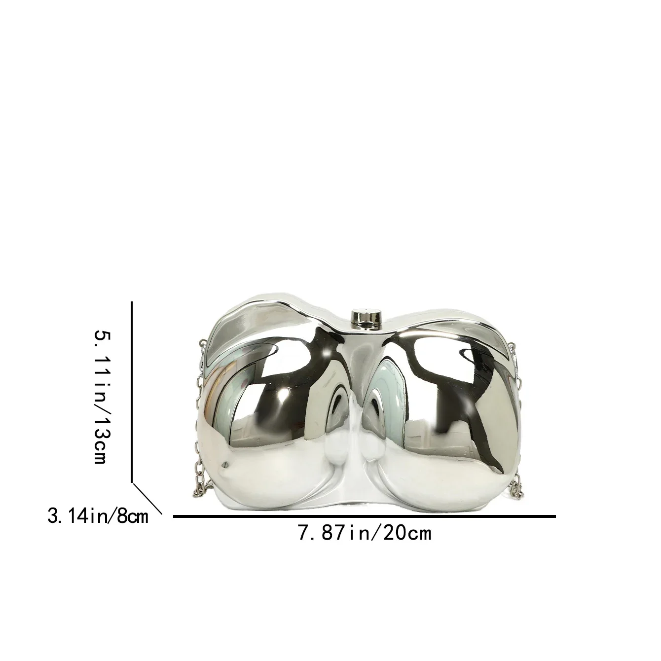 Handbags For Women New Gold Luxury Designer Brand Evening Clutch Bag Chest Shape Acrylic Crossbody Bags bolsa feminina