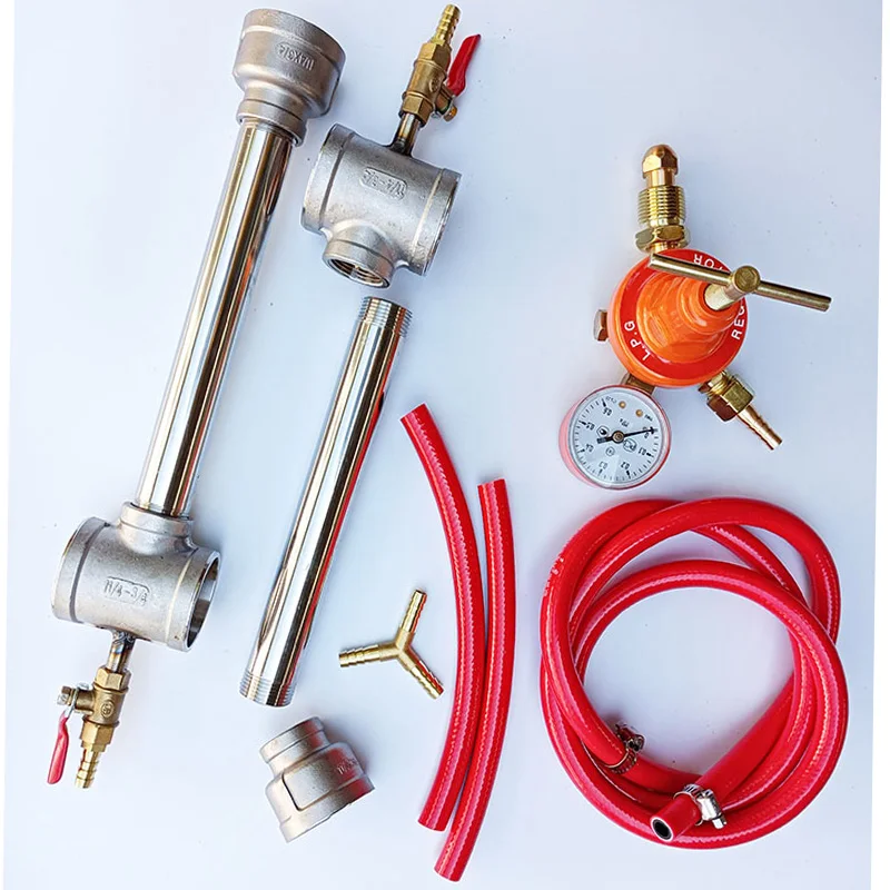 LSMIITTH Propane Gas Burner with Regulator, 100,000 BTU, Propane Furnace  Burner Forge Foundry Raku Kiln Blacksmith Farrie Knife - AliExpress