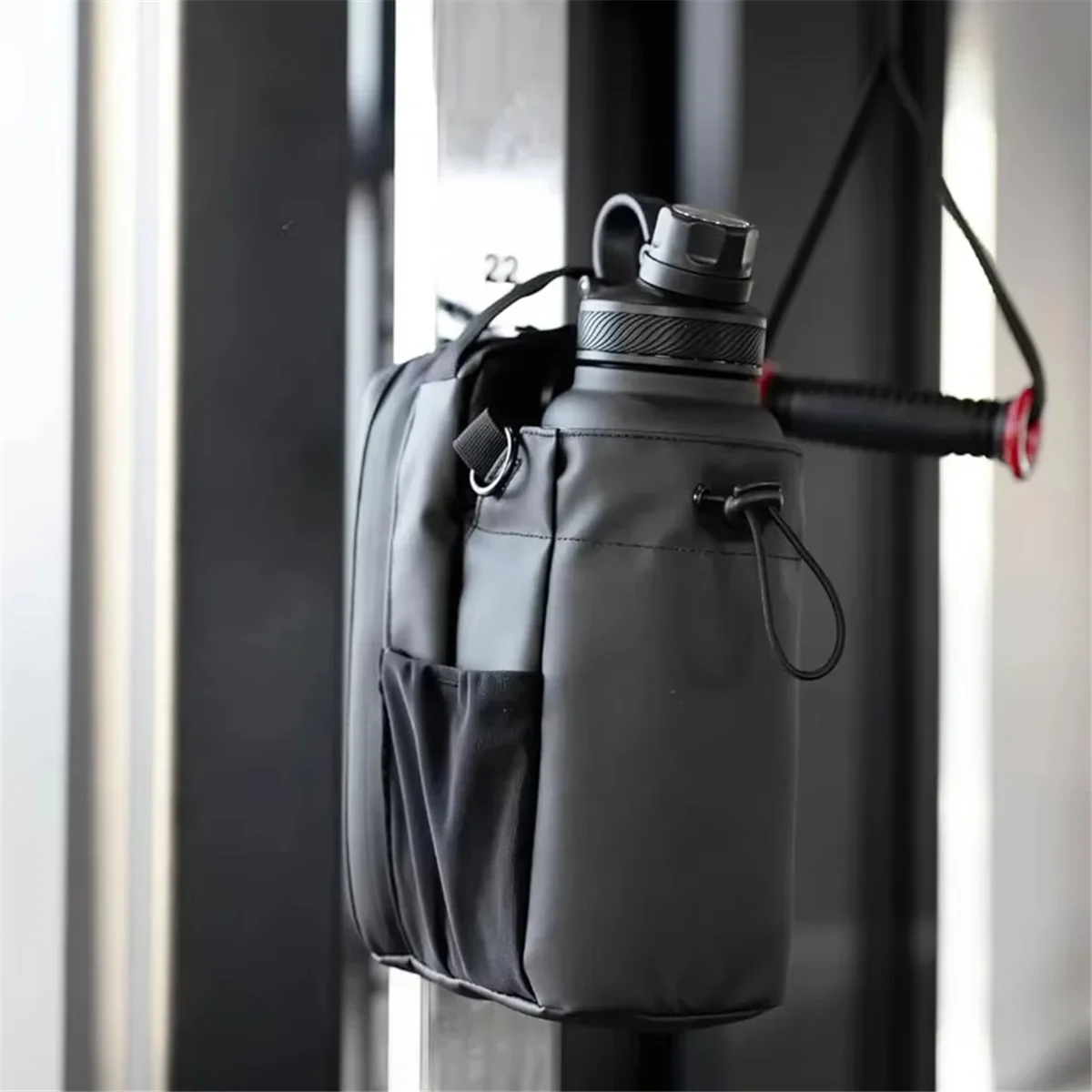 BAAU Magnetic Water Bottle Holder for Gym & Outdoor Activities-Cup Carrier with Strong Magnet, Ideal for Sports
