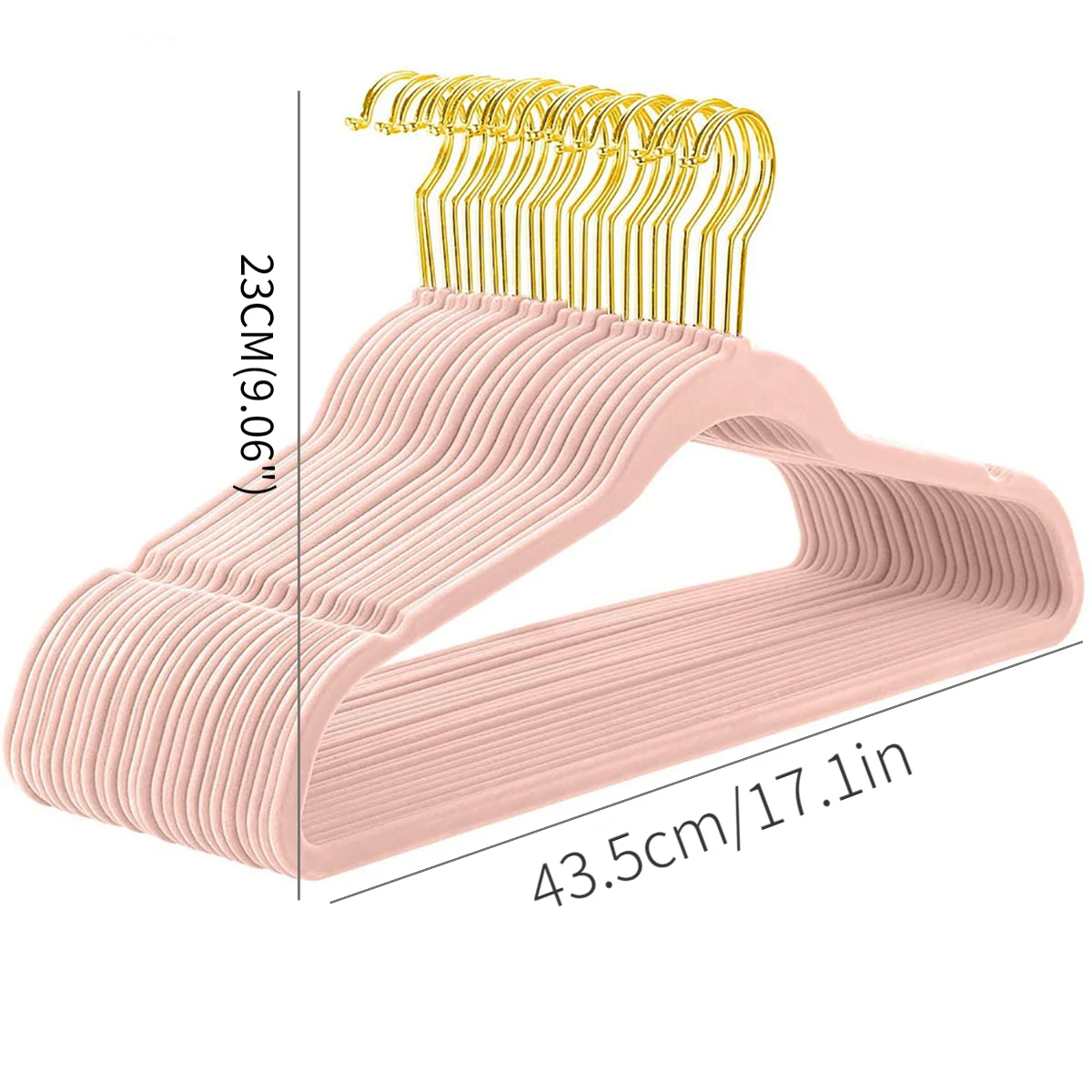 Set di 20 grucce bianche per neonato, 29 cm, antiscivolo, in plastica, salvaspazio | Leroy Merlin