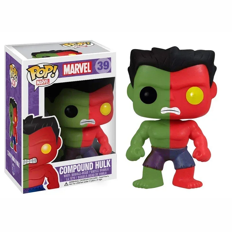 thumbnail image 4 of FUNKO POP Marvels Hulk 822# 241# 68# Figuras de vinilo Juguetes #39 Compuesto Hulk (Metálico) #31 Hulk Rojo Figuras de acción Juguetes Muñecas Regalos, 4 of 5