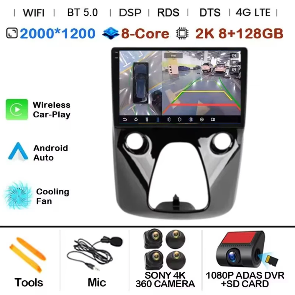 2K 8G-128G 360 DVR