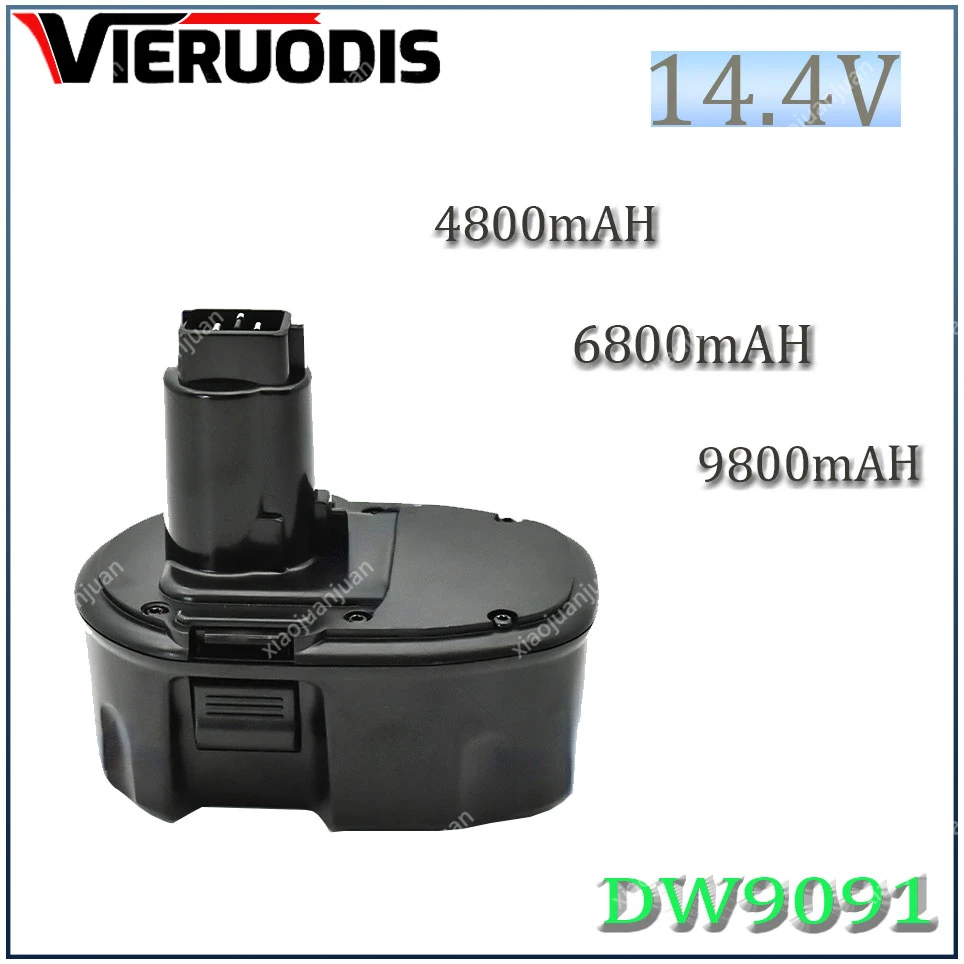

For Dewalt 14.4V Battery xrp Ni-MH 6800mAh for Replacement DC9091 DW9091 DW9094 DE9031 DE9038 DE9091 DE9092 Cordless Power Tools
