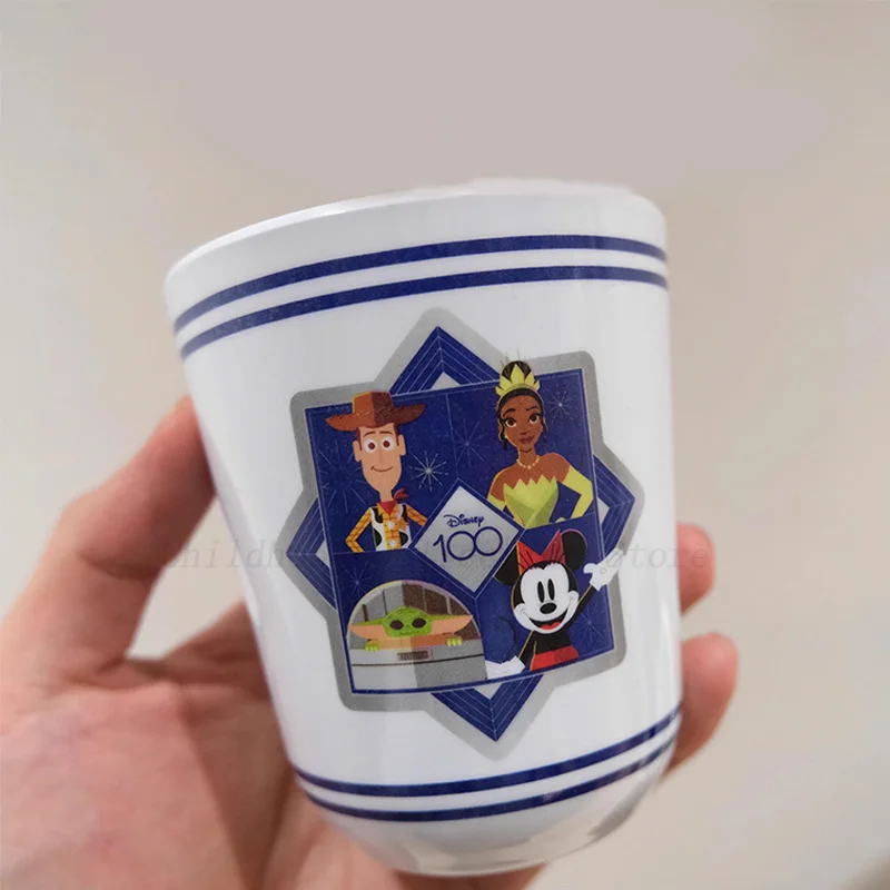 Disney Toy Story Woody Aladin Jasmine Minnie Mouse Starwars Yoda Baby Action Figures Giocattoli Cartoon Collutorio Cup Regali Per Bambini