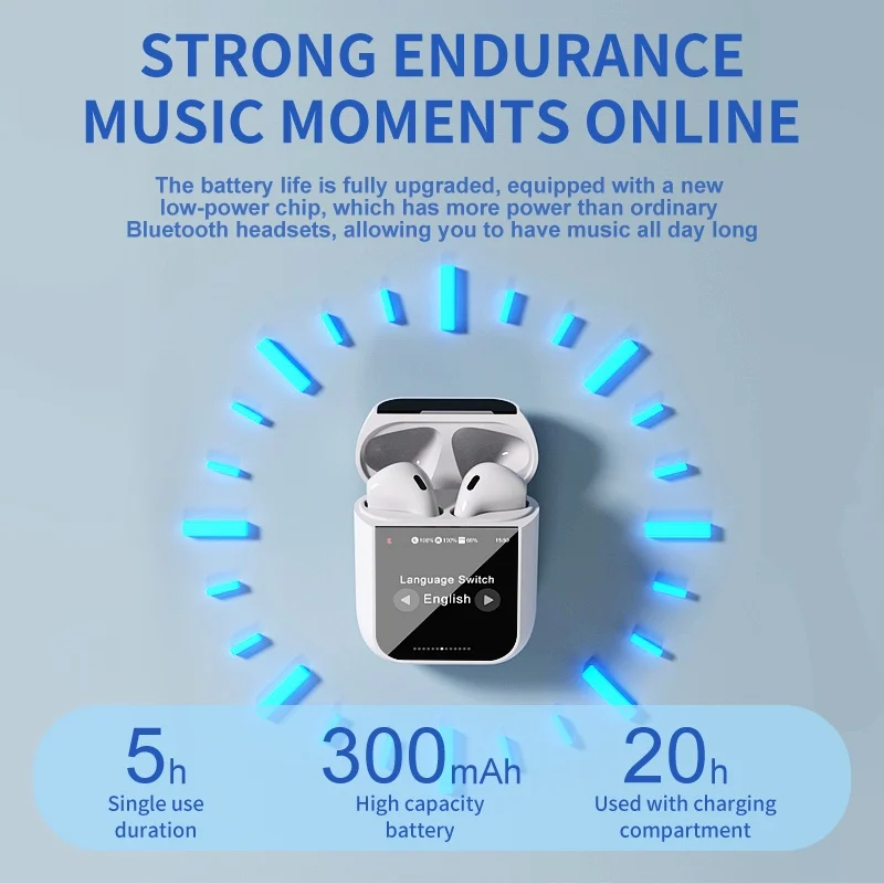 Xiaomi A2 Pro Bluetooth headset Touchscreen Portable TWS HiFi Sound Quality Long Battery Life Sports Waterproof Headphones wireless headphone bluetooth earphones wireless earphone