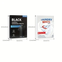 Revitalizing Black & White Laundry Sheets: Restore and Brighten Your Clothes (2pcs black and white)