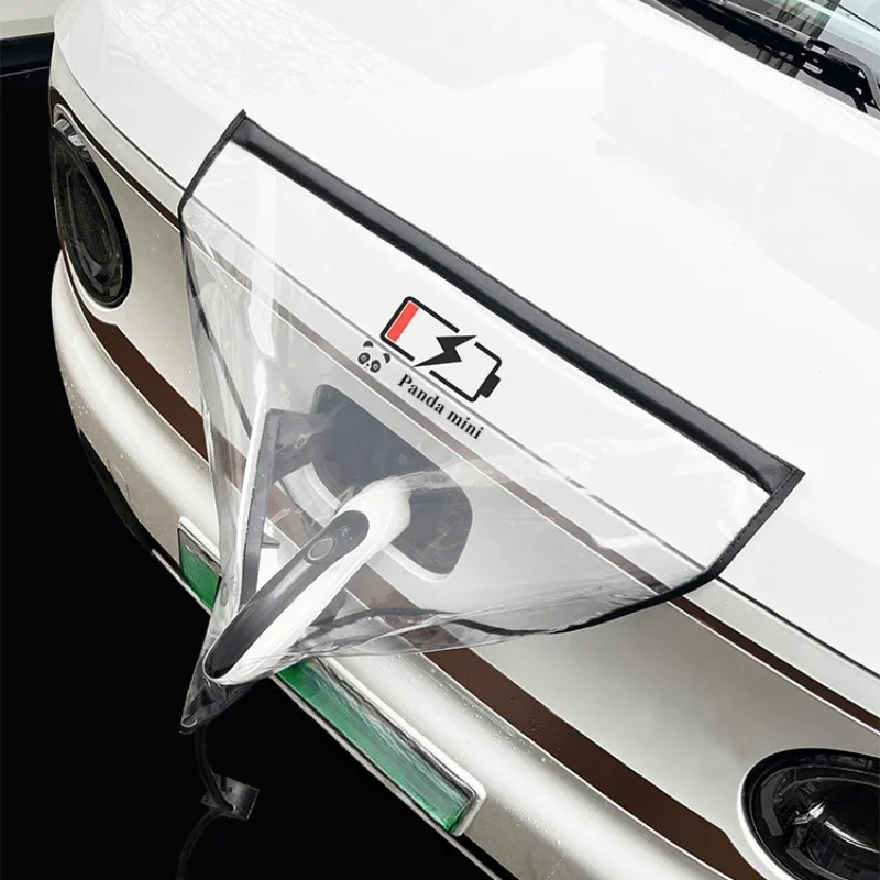 FOR New energy Geely Panda mini electric vehicle charging gun rain cover charging rain cover protection supplies