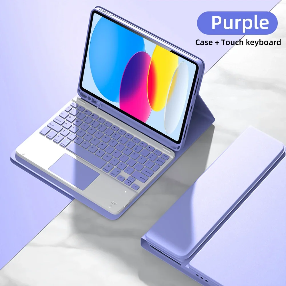 Ultimate Wireless Bluetooth Keyboard Case with Magnetic Leather Cover