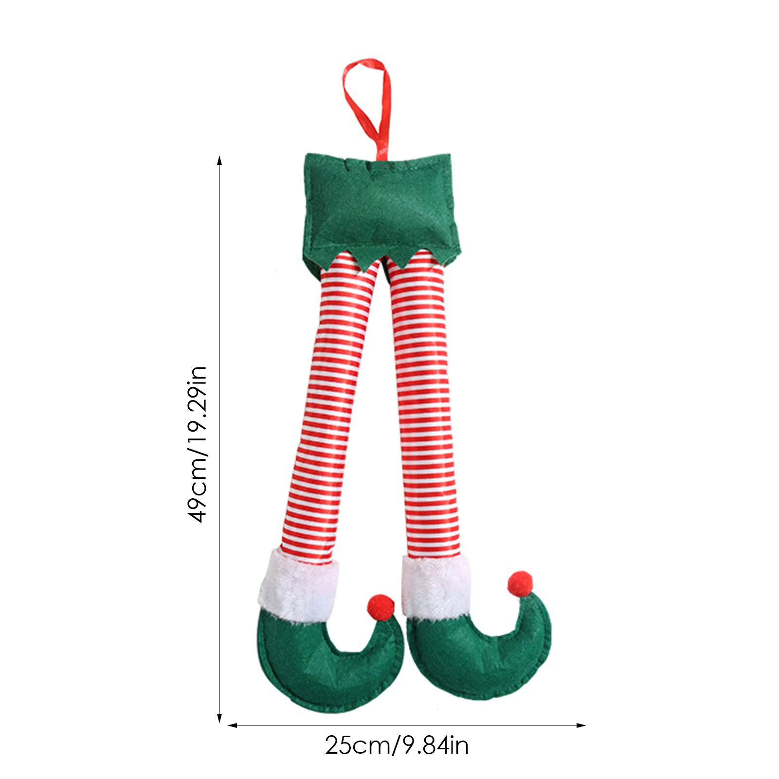 Elf Legs Christmas Tree Decorations Plush Santa Elf Leg Christmas Tree Ornament Stuffed Legs Stuck In Tree For Home Party