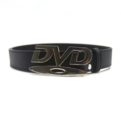 Nostalgic Unisex Black & White Decorative Belt - Versatile Fashion Accessory - 115CM (Black)