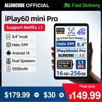 Alldocube iplay60 mini pro 8.4inch Tablet Helio G99 Android14 8GB RAM 128/256GB ROM Dual SIM 4G LTE pad 5500mAh Battery 1