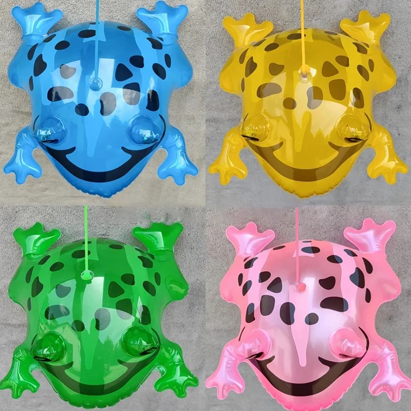 

Glowing Inflatable Multiple Colors Bouncing Frog Toad Ballon Jungle Animal Toy Funny Kids Party Gift Birthday Wedding Decoration