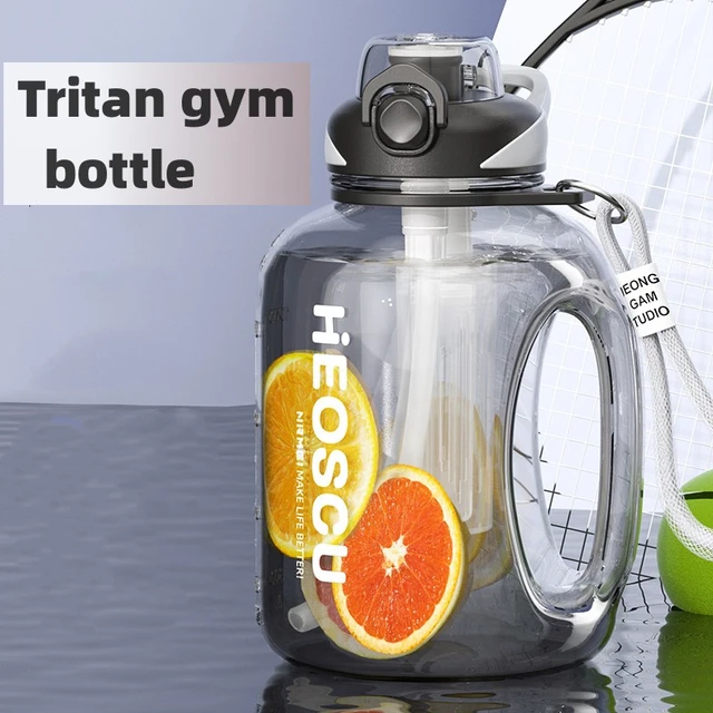 2 Liter Sports Water Bottle Large Capacity Sports Portable Tritan