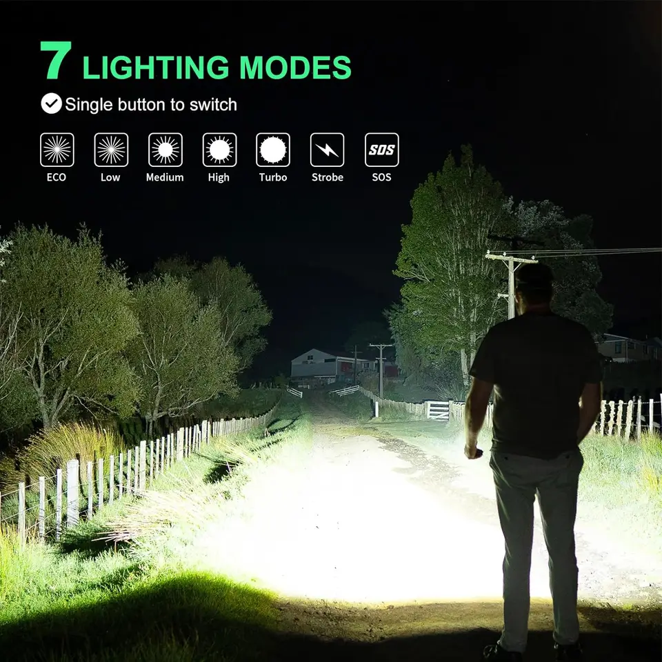 WUBEN X1 Lightok Rechargeable Flashlight 12000 Lumen High Power