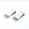 Metal Stainless Steel Money Clips Folder Stripe Print Silver Cash Clamp Holder Wallet Slim Card ID Money Clips Men Women 1