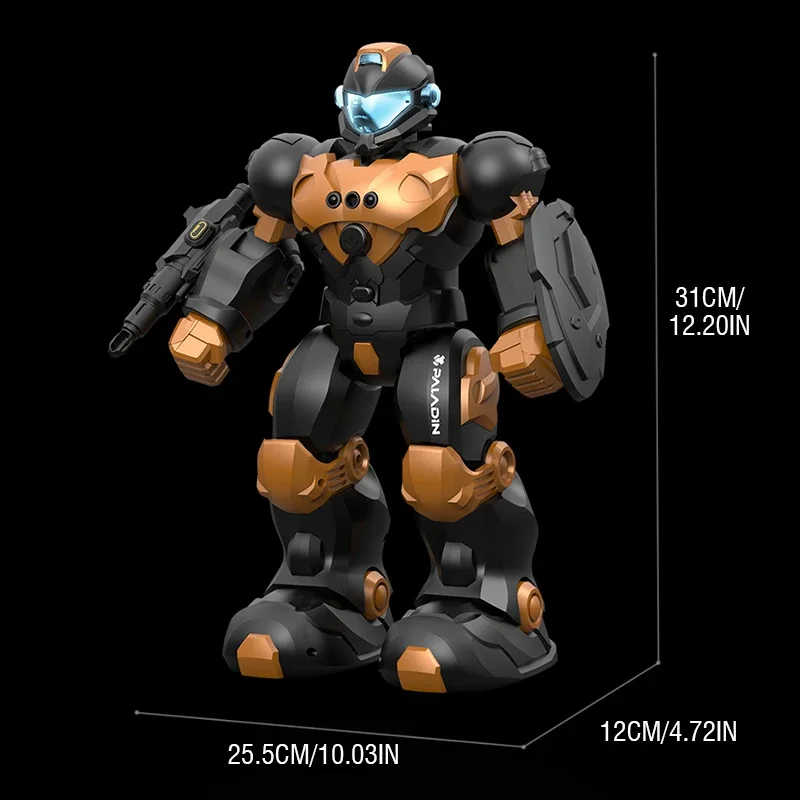 RC Robot Toy Intelligent Programming Voice Controlled Gesture Remote Control LED Smart Dancing Robot Kids Toy for Children Gifts