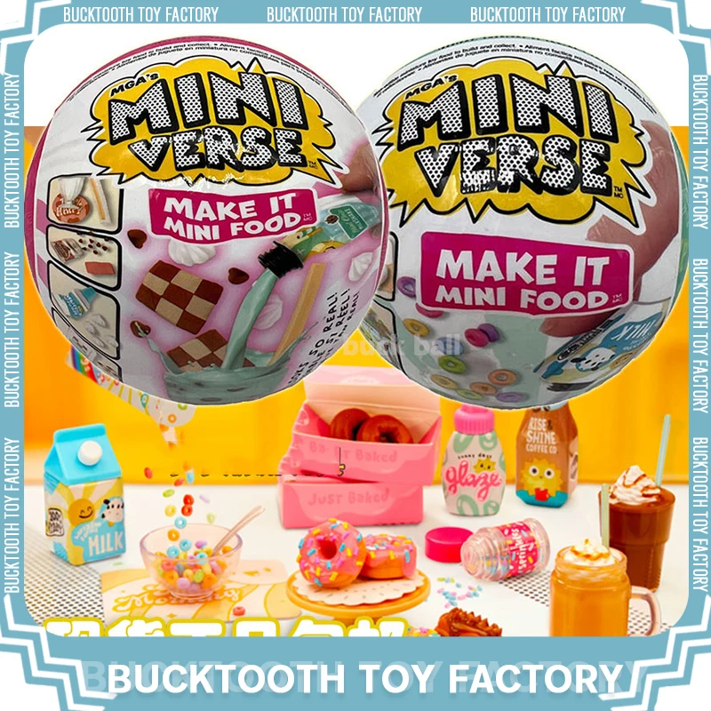 New Miniverse Make It Mini Food Series Surprise Blind Box Mini Food Cafe  Series 2 Kid Handmade Toy Plastic DIY Guess Ball Gift - AliExpress