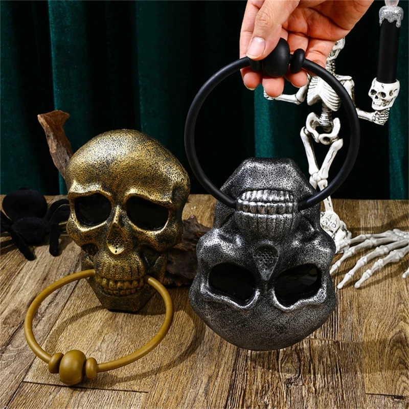 

3D Череп Подвесной дверной молоток Готический дверной молоток Череп Подвесной дверной молоток