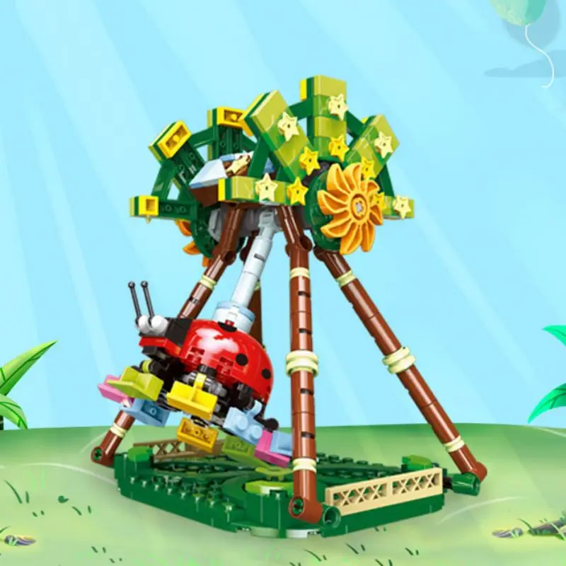 Mini Park rozrywki klocki do budowy diabelski młyn klocki karuzela Model statek piracki duże kołyszące się klocki do samodzielnego montażu 8 S3f936ef9b9454ef4ba99c6e675544a1eY Mini Park rozrywki klocki do budowy diabelski młyn klocki karuzela Model statek piracki duże kołyszące się klocki do samodzielnego montażu