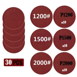 Comprehensive Car Headlight Restoration Sanding Kit with Polishing Discs (30pcs 1200 1500 2000)