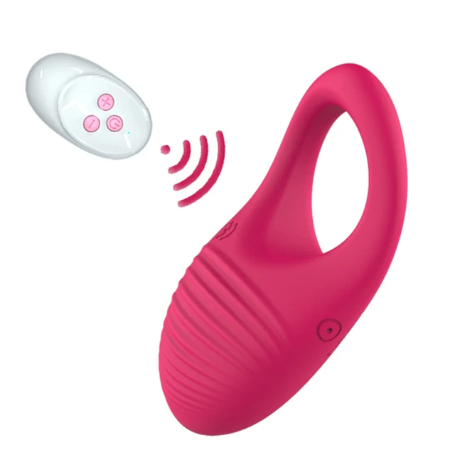 10 geschwindigkeiten Penis Vibrator Drahtlose Fernbedienung Vibrierender Cockring Klitoris Stimulator Verzögerung Ejakulation Ring Sex Spielzeug Für Männer 1