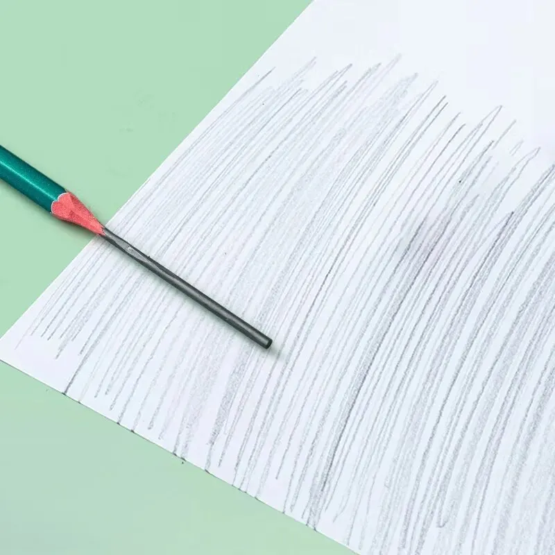 Morning Light (M&G) Stationery 2B Pencils 30-Pack - Classic Green Barreled Hexagonal Wooden Pencils 3