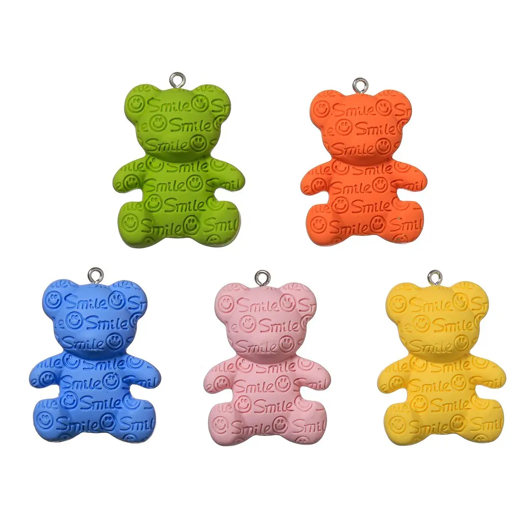 

50pcs Mixed BEAR Charms Suitable Picked at random for Women DIY Jewelry Accessories black friday sale