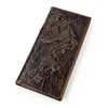 Fashion Genuine Leather Long Wallet 3D Dragon Embossed Purse Cowskin Leather Men Purse Card Wallet Bifold Phone Wallets Cowskin 6