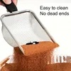 Stainless Steel Cat Litter Scoop-Durable Deep Shovel Litter Sifter, Easy Clean Metal Pet Scooper with Multiple Cat Litter Types 5