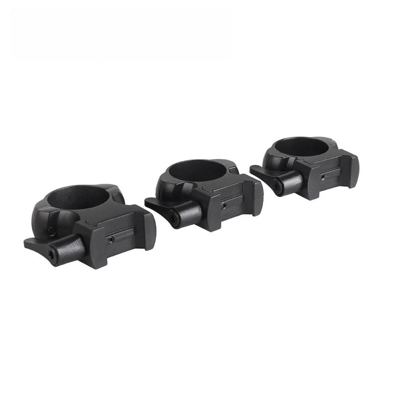 Rifle scope mount ring Weapon flashlight mount 2Pcs/Set Rifle Scope Steel Mounts Ring 25.4mm 21mm Picatinny Rail Tactical Flashlight QD Mount Rings