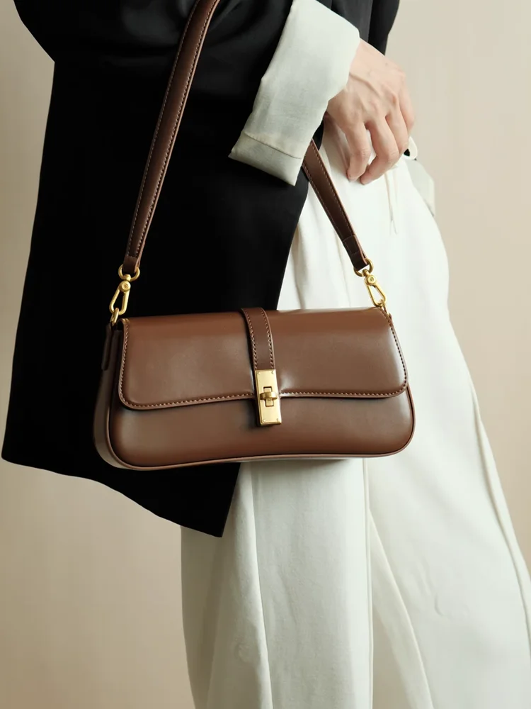 

Fashion Retro Genuine Leather Women Bag\Handbag Real Leather Lady Shoulder Bag Crossbody Bag Simple Box Bag Small
