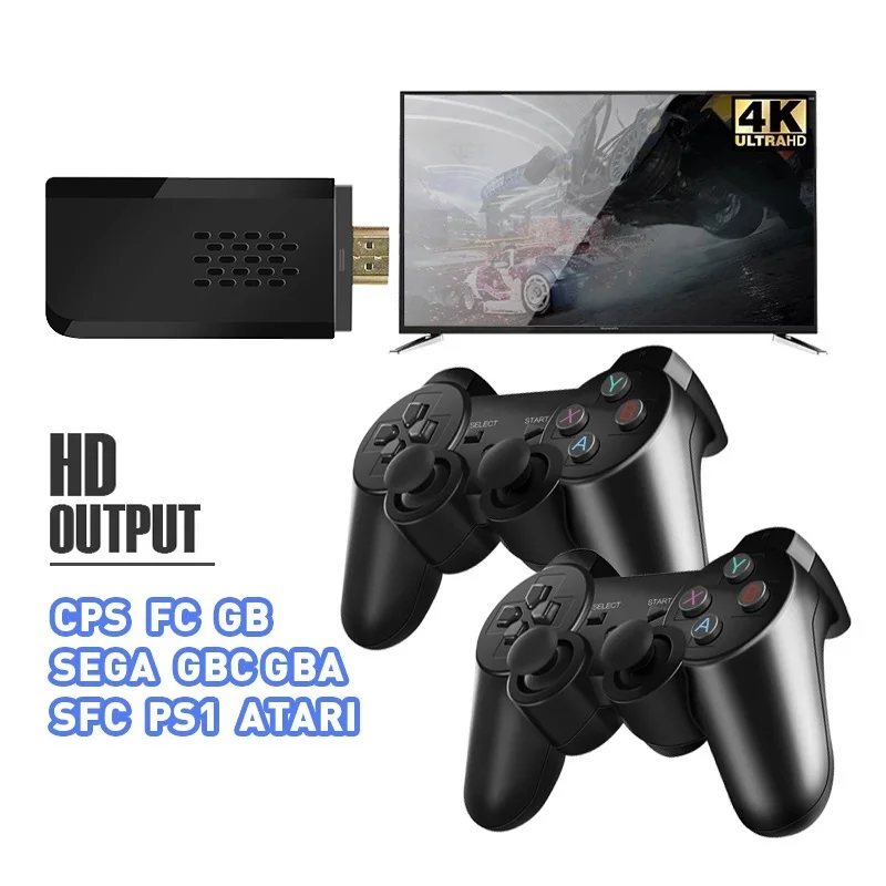 Приставка Игровая DATA FROG Y3 Slim 4K HDMI поддержка PS1/FC/GBA 10000 |