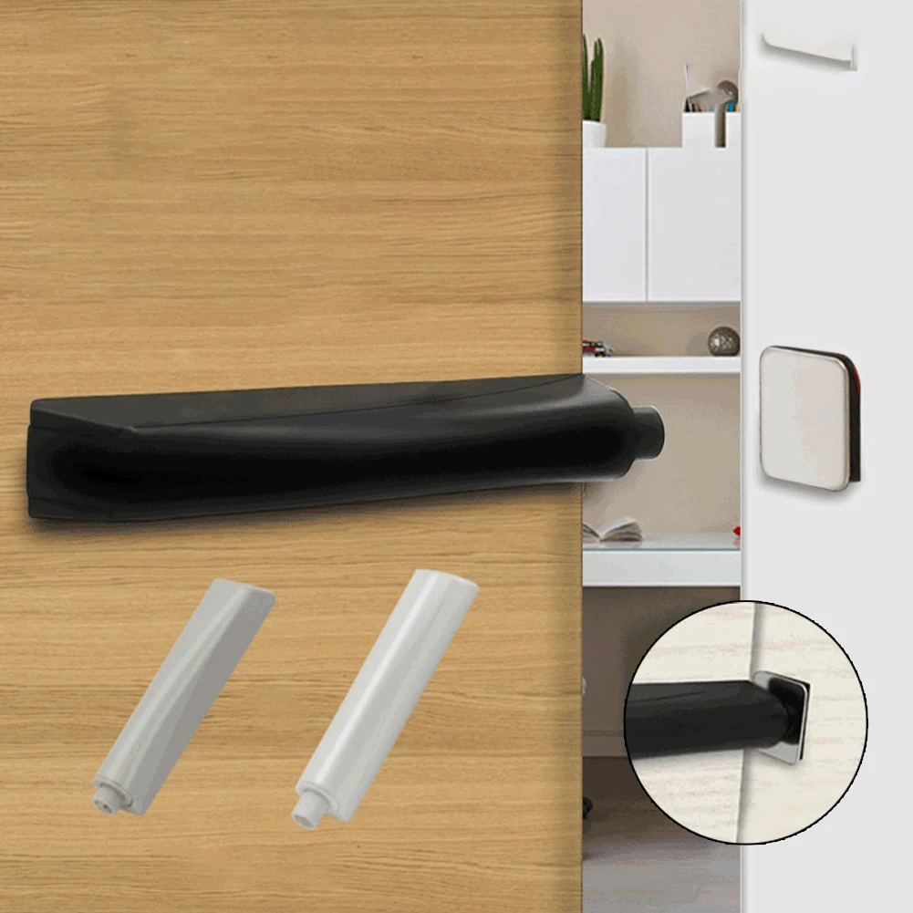 Tirador magnético para abrir la puerta, accesorio de alta calidad, disponible en color negro, gris y blanco