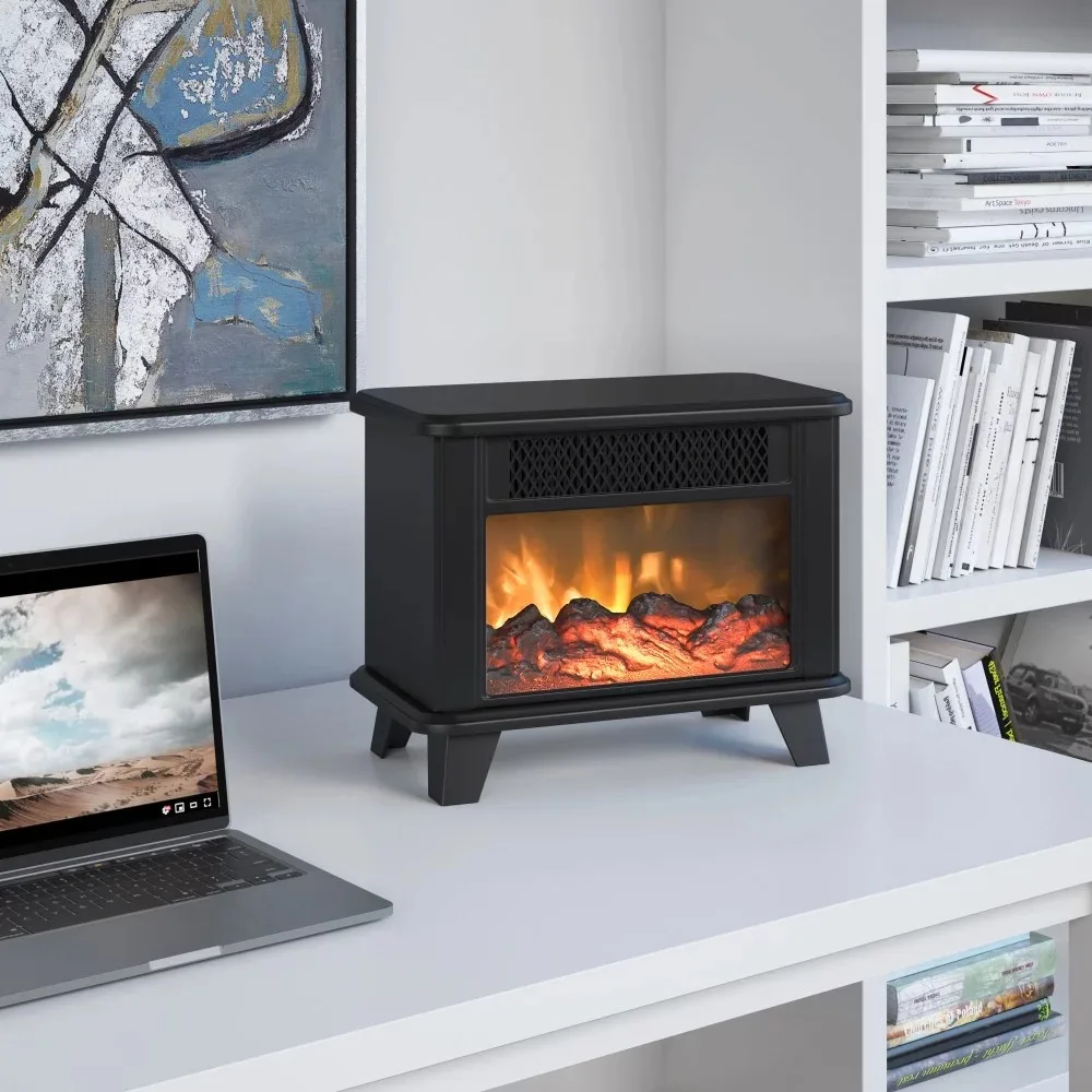 ChimneyFree Electric Fireplace Personal Space Heater, Black - AliExpress