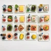 1 Set Dollhouse Miniature 1:12 Toast Bread Jam Plate Set Food for Blyth Barbies OB11 Doll House Decor Kitchen Toys 1