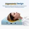 Newentor Ergonomic Memory Foam Pillow, Neck Support with Four Adjustable Heights, For Back&Side Sleepers, Home, Hotel Essentials 3