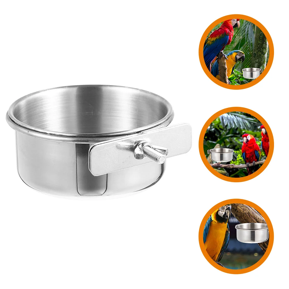 

Cockatiels Feeder Parrot Food Container Parrot Food Dispenser Bird Accessory Parrot Water Feeder