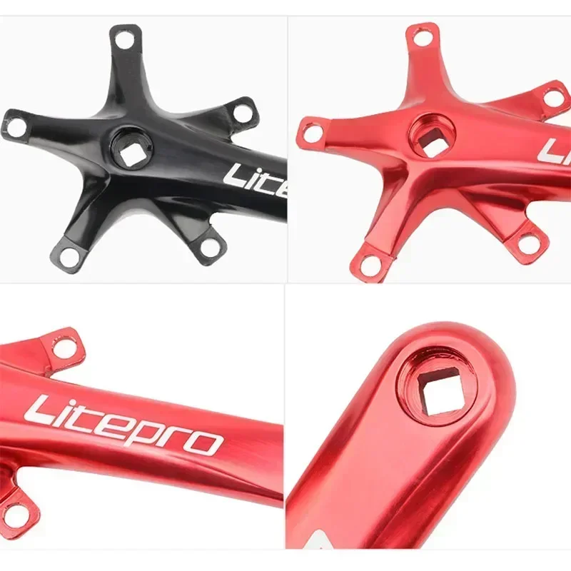 Litepro-自転車クランクセットとチェーンホイール,130 bcd,45t,47t,53t