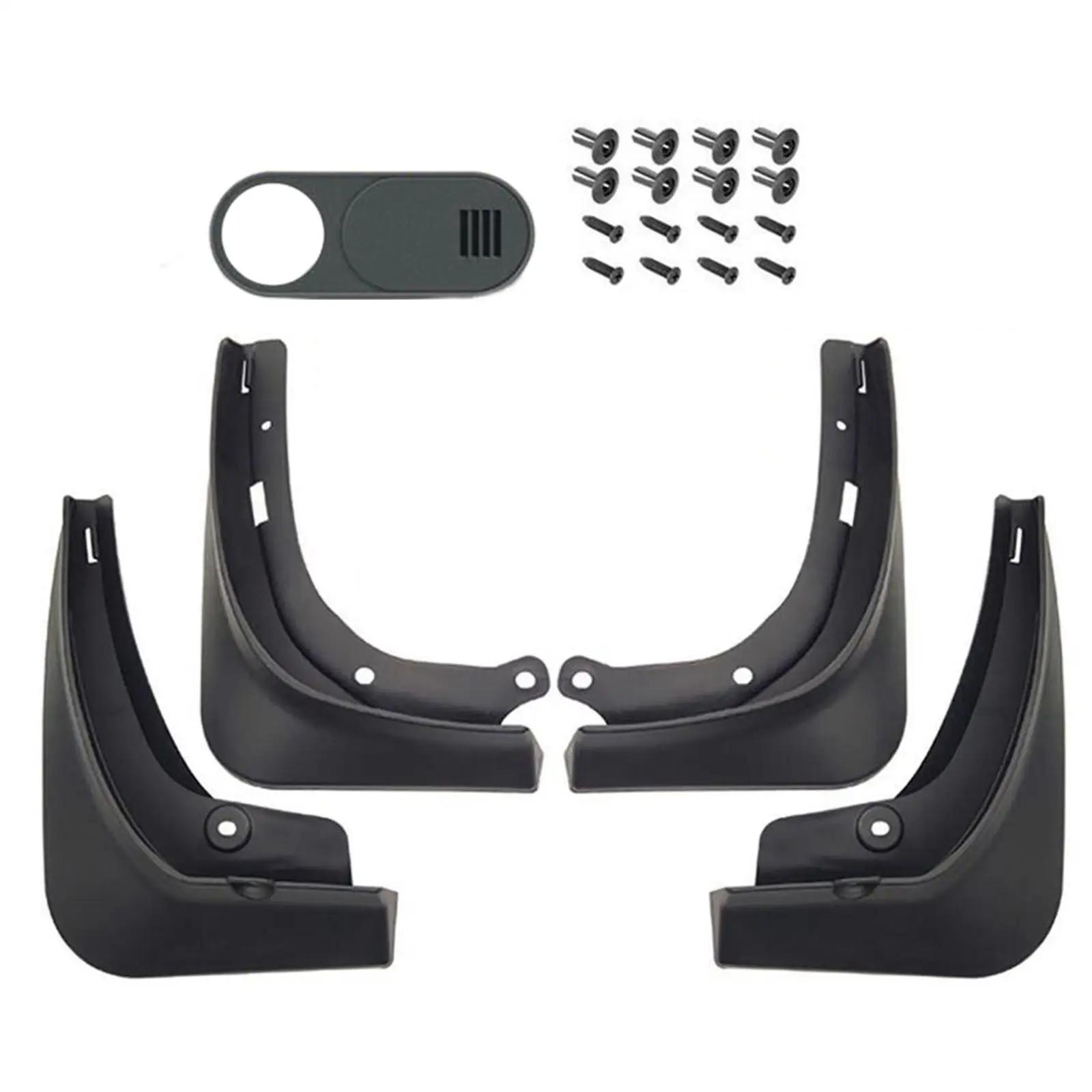 

4Pcs Car Wheel Mud Flaps Durable Spare Parts Mudguard for Tesla Model 3