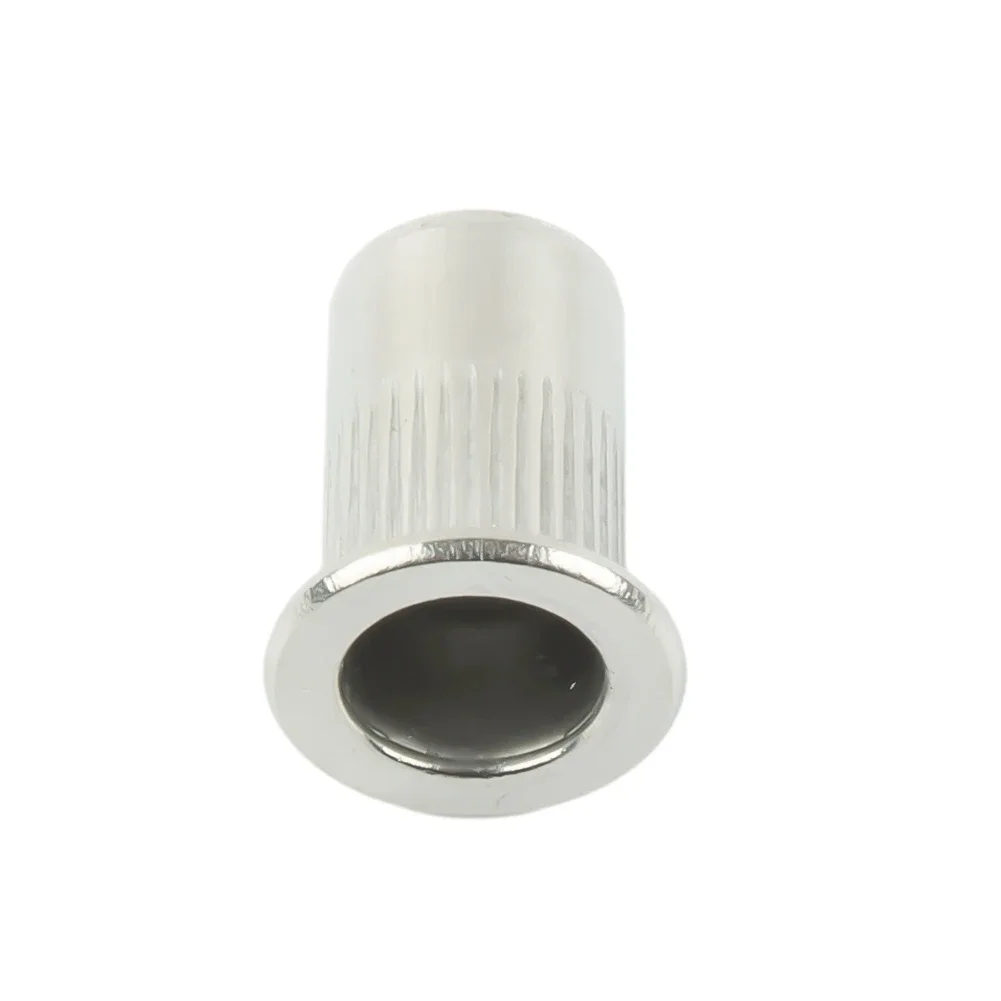 Stainless Steel Rivet Nuts 1/4-20UNC Silver 1/4"-20 Thread 15.5mm Length Fastener Threaded Industrial Products