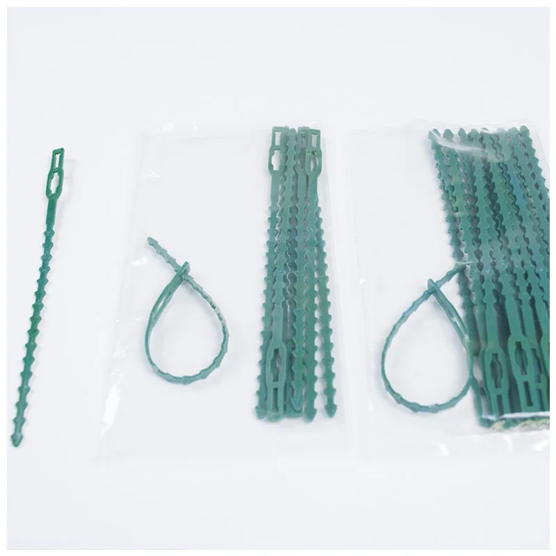 50/100Pcs Reusable Garden Cable Ties Plant Support Shrubs Fastener Tree Locking Nylon Adjustable Plastic Cable Ties Tools plant ties