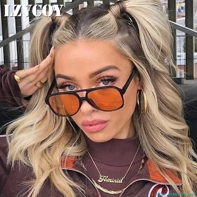 

Vintage Square Sunglasses Women Brand Designer 2022 Trendy Retro Sunglass Female 70s Pilot Sun Glasses Outdoor Shades For Women